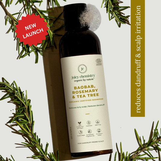 NEW LAUNCH! Baobab, Rosemary and Tea Tree Shampoo (200ml)