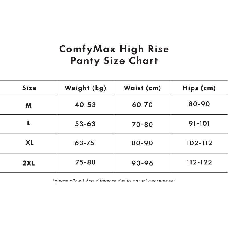 ComfyMax Cotton High Rise Panty